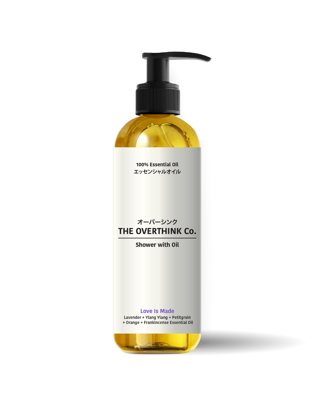 Love Is Made Shower With Oil